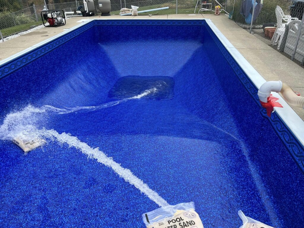 Vinyl liner pool services